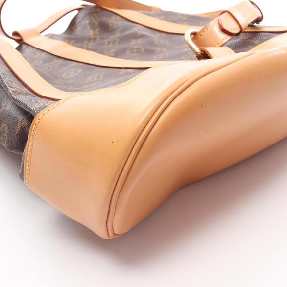 Authentic LOUIS VUITTON Cité PM Brown Monogram Shoulder Bag LOUIS VUITTON Authentic Brown Monogram Leather Shoulder Bag